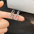 [⭐DORISW] FORCE 10 FULL DIAMOND DROP EARRINGS MEDIUM MODEL