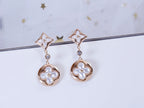 [⭐DORISW] STAR AND SUN PINK GOLD MOP DROP EARRINGS