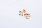 [⭐DORISW] STERN UND SONNE ROSEGOLD PERLMUTT OHRSTECKER