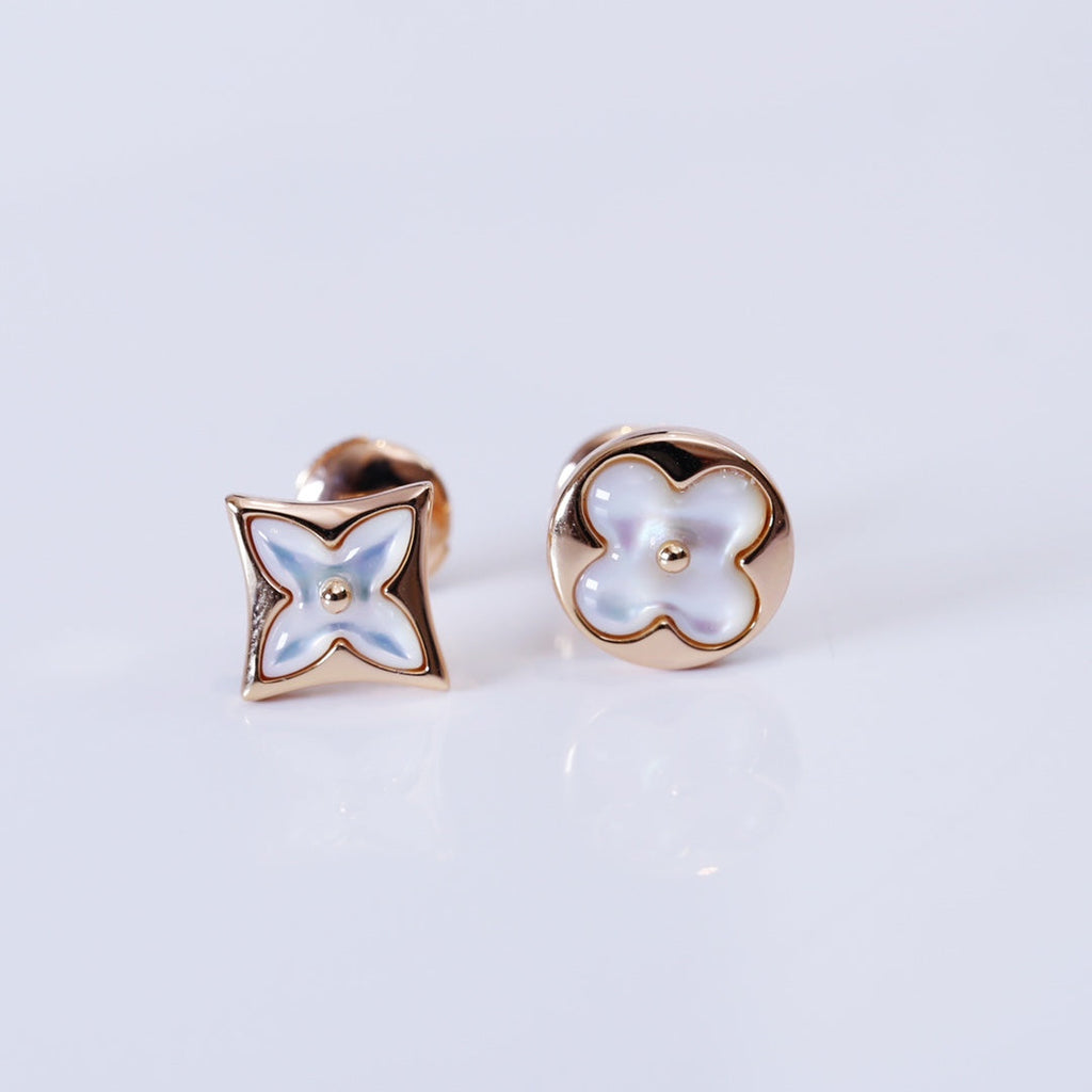 [⭐DORISW] STERN UND SONNE ROSEGOLD PERLMUTT OHRSTECKER