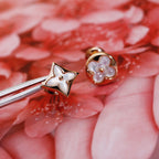 [⭐DORISW] STERN UND SONNE ROSEGOLD PERLMUTT OHRSTECKER