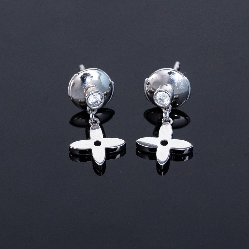 [⭐DORISW] VIDYLLE SILVER DIAMOND MINI DROP EARRINGS