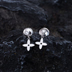 [⭐DORISW] VIDYLLE SILVER DIAMOND MINI DROP EARRINGS