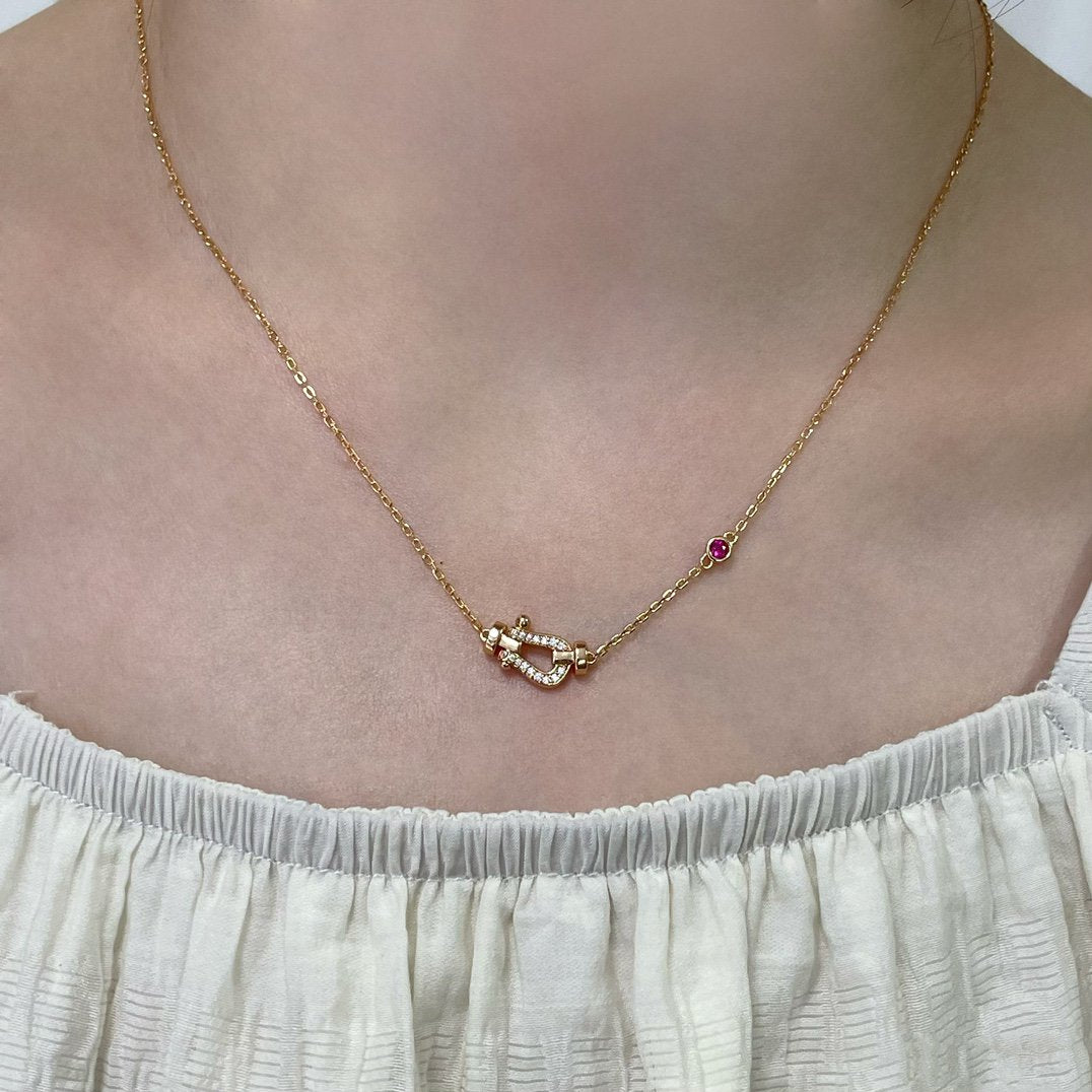 [⭐DORISW] FORCE 10 DIAMANT-HALSKETTE IN ROSÉGOLD