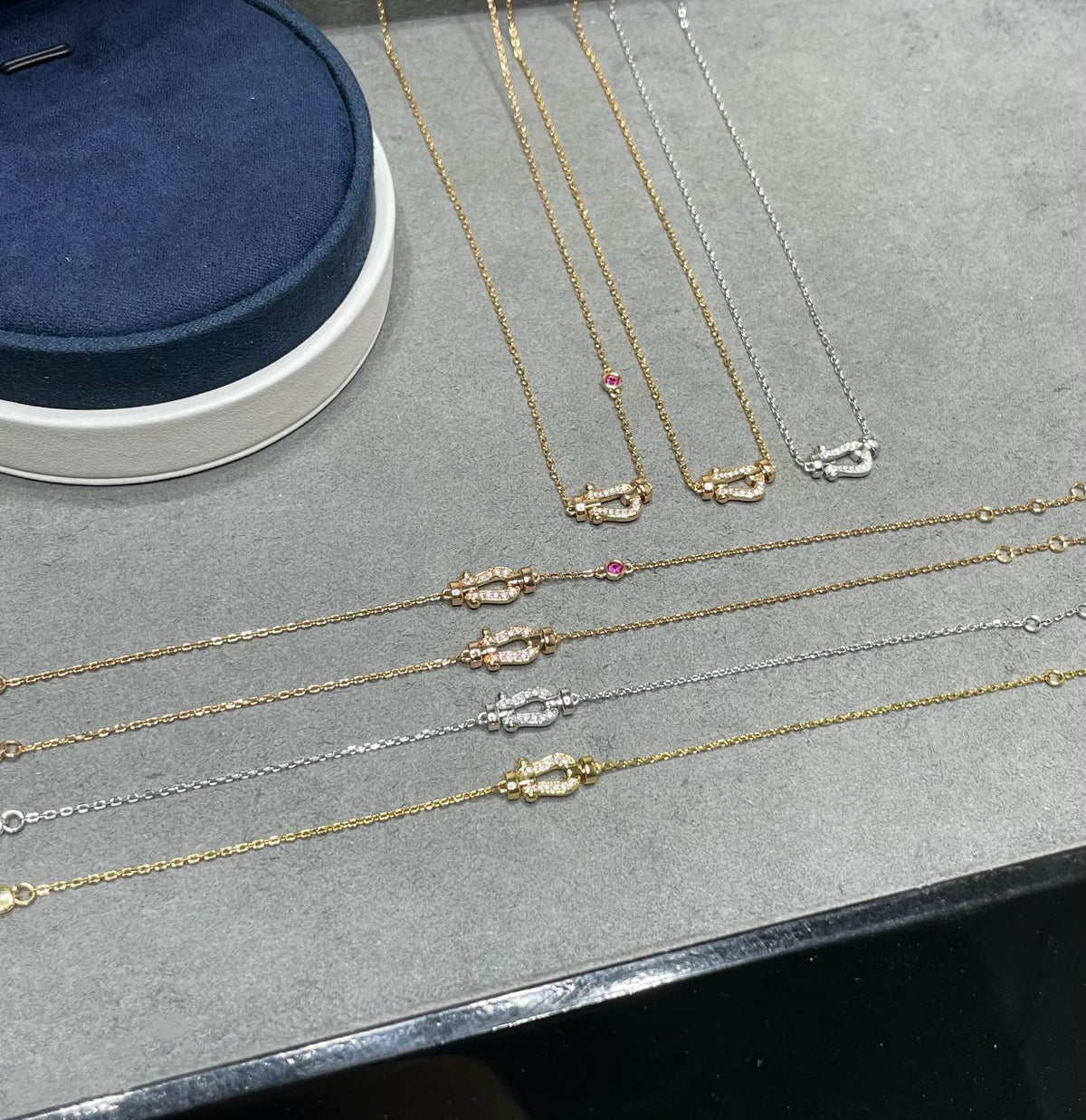 [⭐DORISW] FORCE 10 DIAMANT-HALSKETTE IN ROSÉGOLD