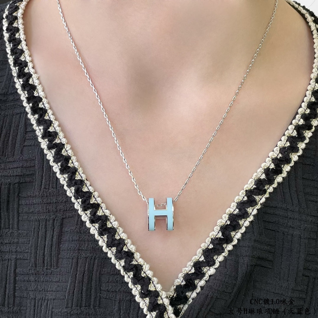 [⭐DORISW] POP H HALSSETTE HIMMELBLAU