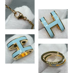 [⭐DORISW] POP H SKY BLUE NECKLACE