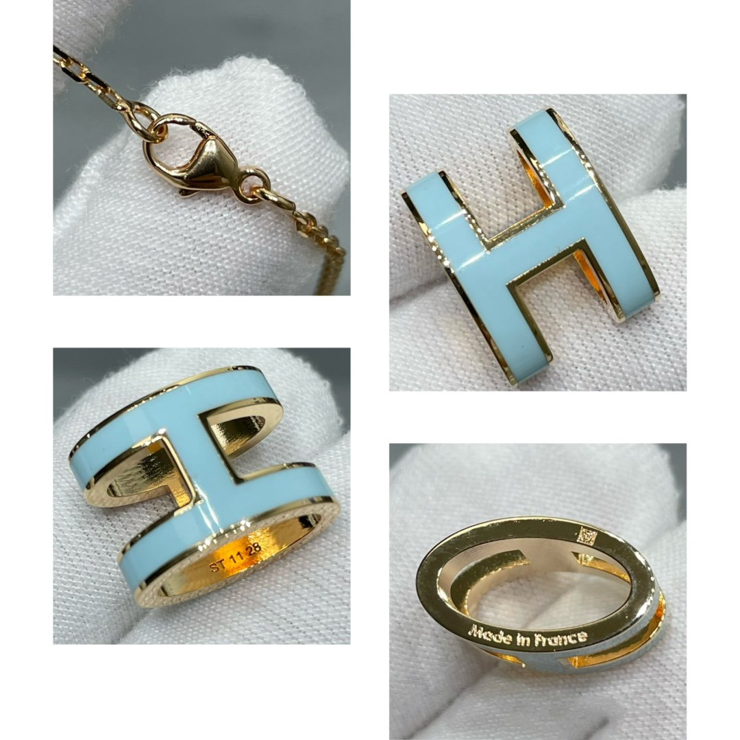 [⭐DORISW] POP H SKY BLUE NECKLACE