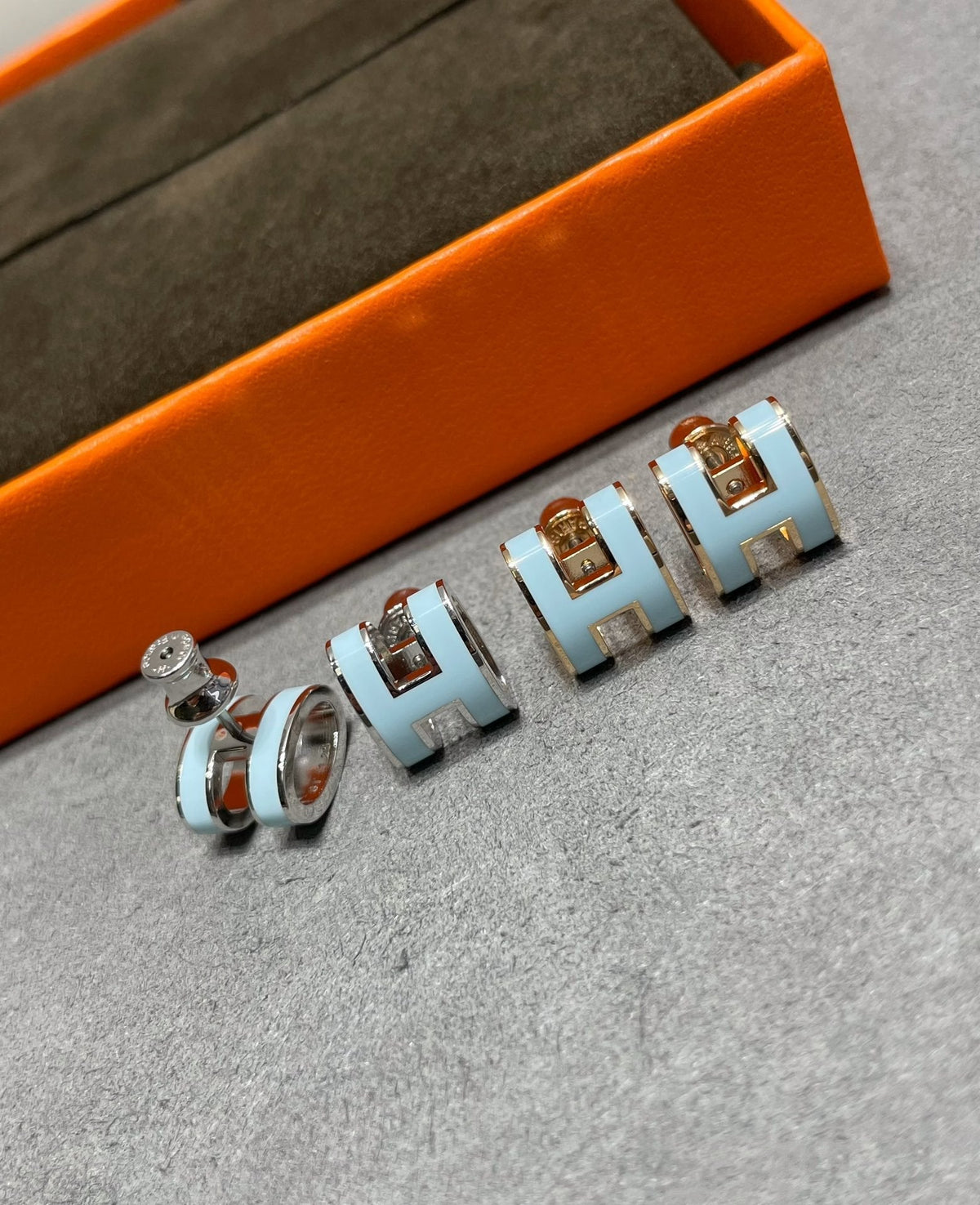 [⭐DORISW] POP H OHRSTECKER HIMMELBLAU