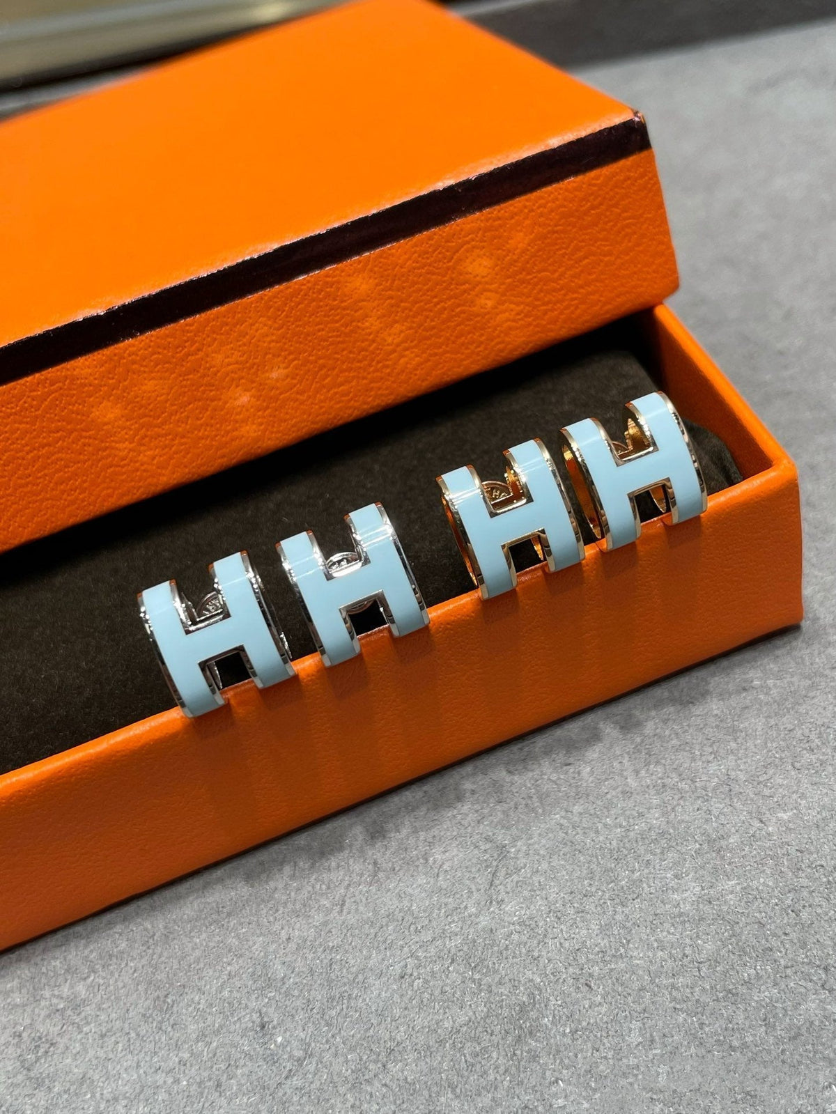 [⭐DORISW] POP H OHRSTECKER HIMMELBLAU