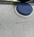 [⭐DORISW] FORCE 10 DIAMOND CHAIN LINK PINK GOLD BRACELET