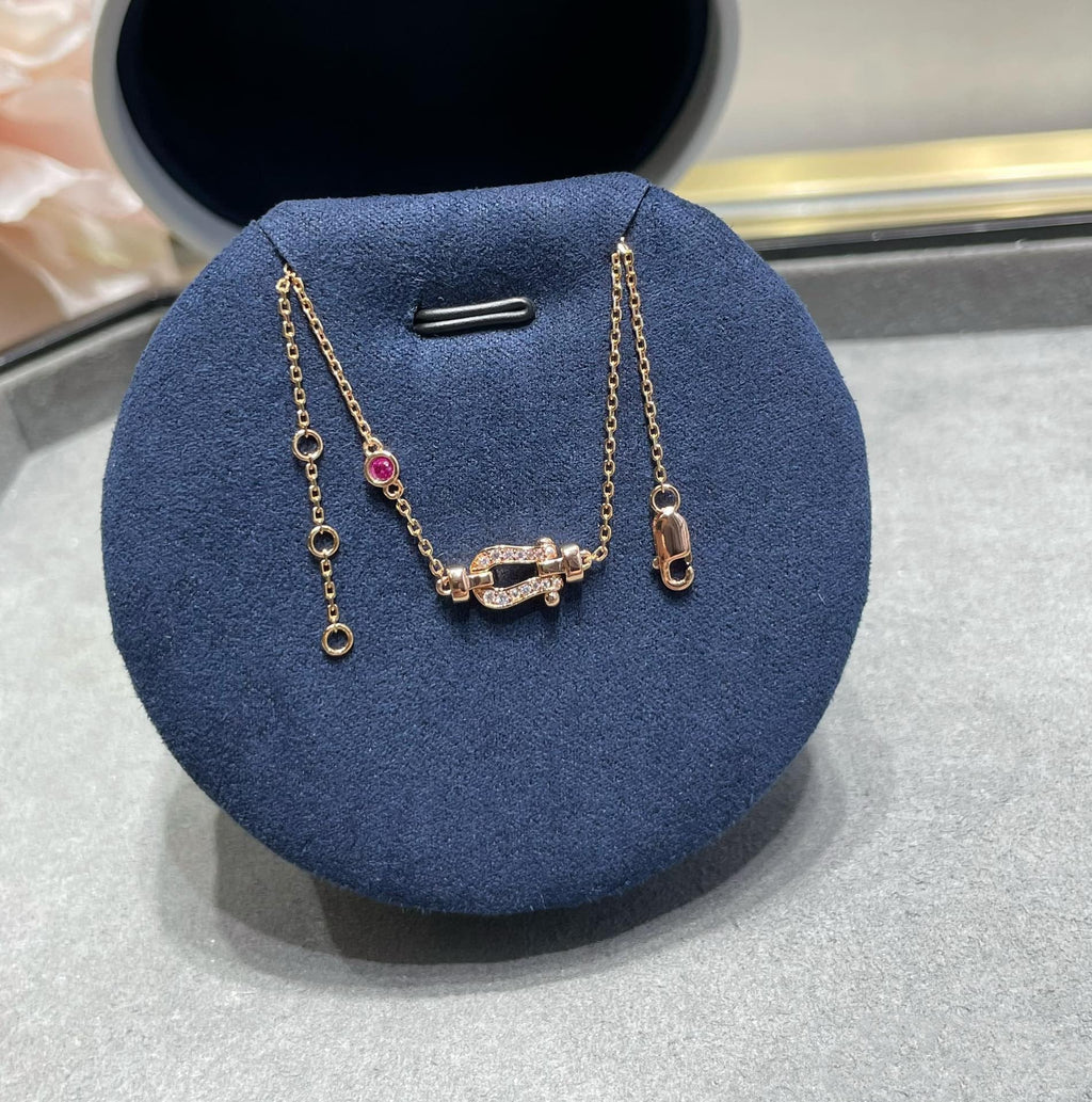 [⭐DORISW] FORCE 10 DIAMOND CHAIN LINK PINK GOLD BRACELET