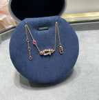 [⭐DORISW] FORCE 10 DIAMOND CHAIN LINK PINK GOLD BRACELET