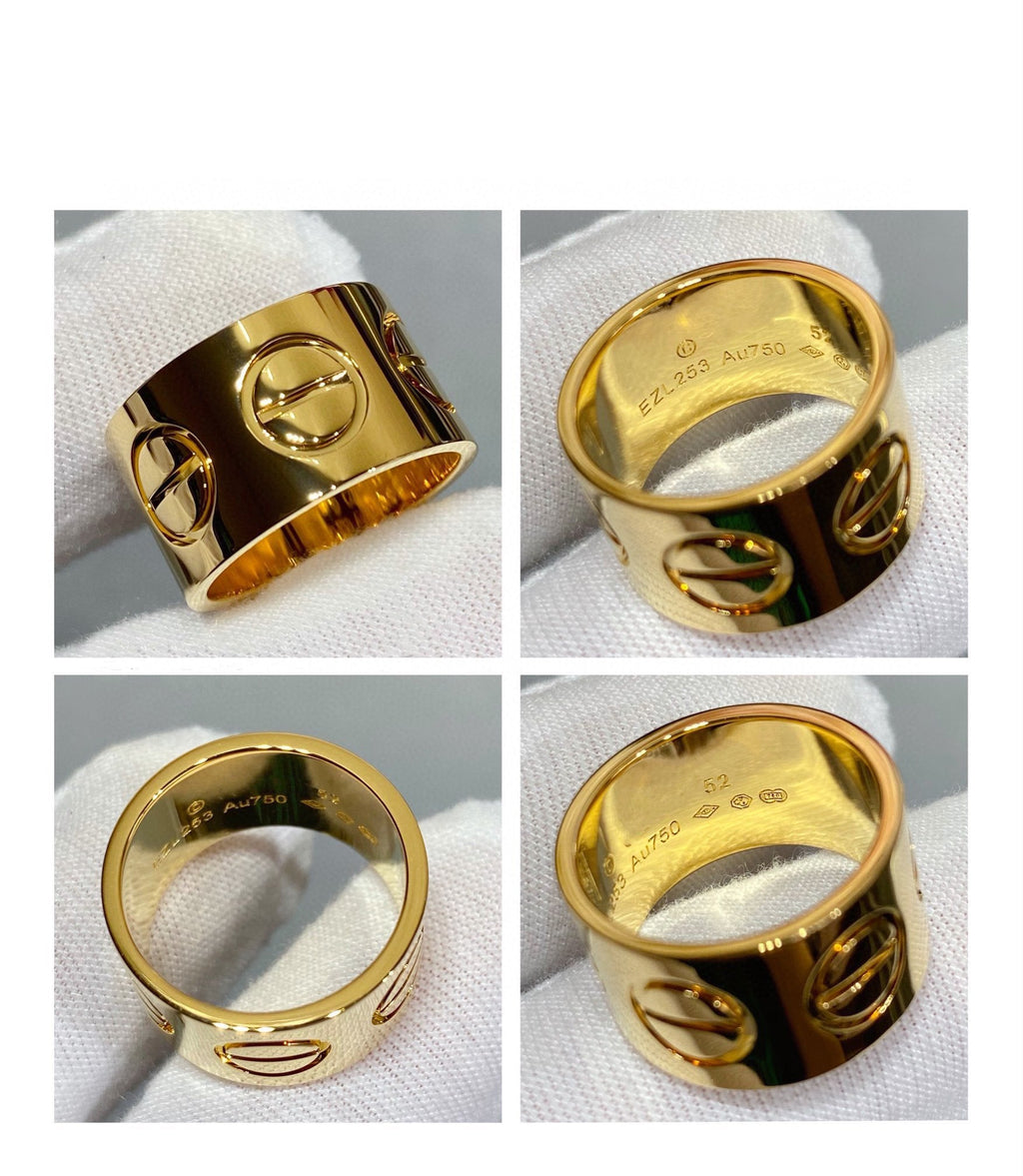 [⭐DORISW] LIEBE 11MM GROSSER RING