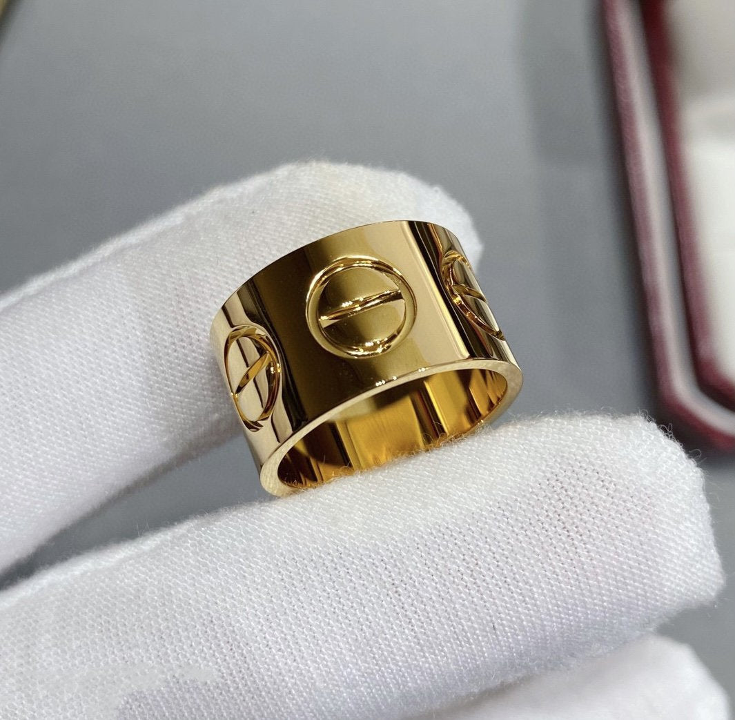 [⭐DORISW] LIEBE 11MM GROSSER RING