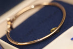 [⭐DORISW] IDYLLE OFFENES ARMBAND ROSÉGOLD MIT DIAMANT-PAVÉ