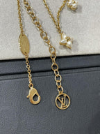 [⭐DORISW] FLOWERGRAM GOLD MOP DOPPELREIHIGE HALSKETTE