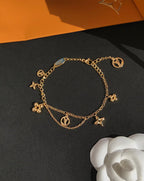 [⭐DORISW] BLOOMING PINK GOLD MOP BRACELET