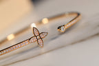 [⭐DORISW] IDYLLE GOLD OFFENER ARMBAND MIT DIAMANT-PAVÉ