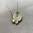 [⭐DORISW] SCHMETTERLINGS-MOP-DIAMANT-HALSKETTE