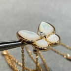 [⭐DORISW] SCHMETTERLINGS-MOP-DIAMANT-HALSKETTE