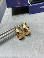 [⭐DORISW] BEE LOVE DIAMOND HOOP EARRINGS