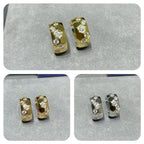 [⭐DORISW] BEE LOVE DIAMOND HOOP EARRINGS