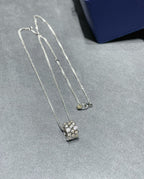[⭐DORISW] BEE LOVE DIAMANT-PAVÉ 3-REIHIGE HALSKETTE
