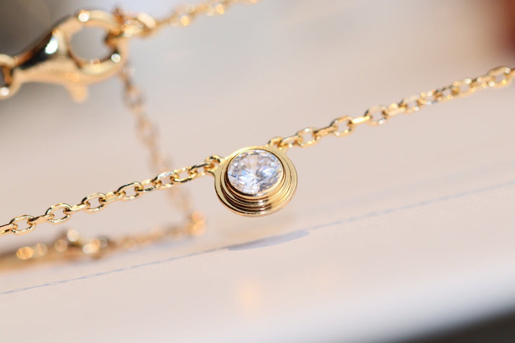 [⭐DORISW] DAMOUR ダイヤモンドネックレス