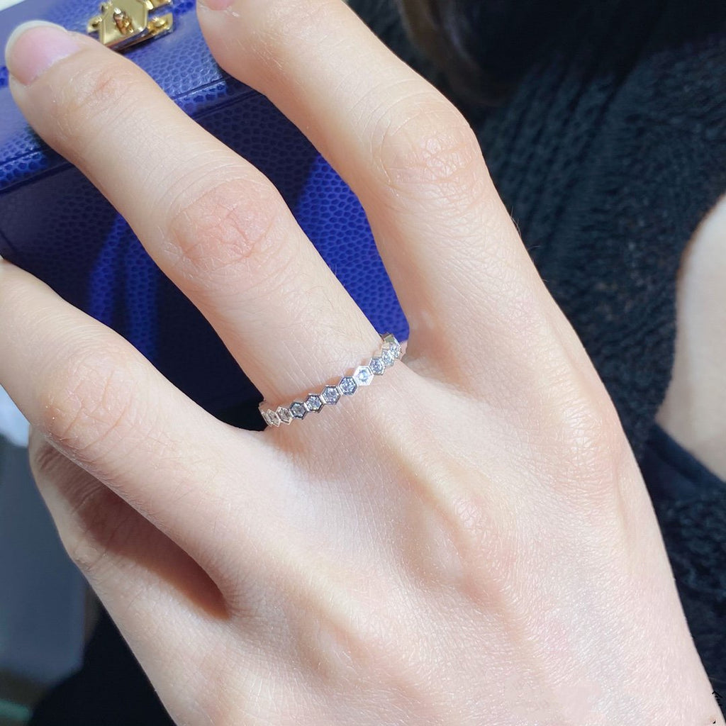 [⭐DORISW] BEE LOVE DIAMOND PAVED SMALL RING