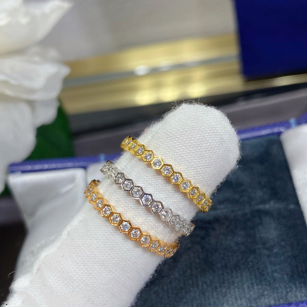 [⭐DORISW] BEE LOVE DIAMOND PAVED SMALL RING