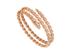 [⭐DORISW]SERPENTI BRACELET PINK GOLD DIAMOND DOUBLE ROW