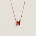 [⭐DORISW] HM CLIC RED EMAILLE GOLD HALSKETTE