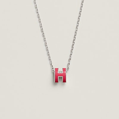 [⭐DORISW] H NECKLACE PINK