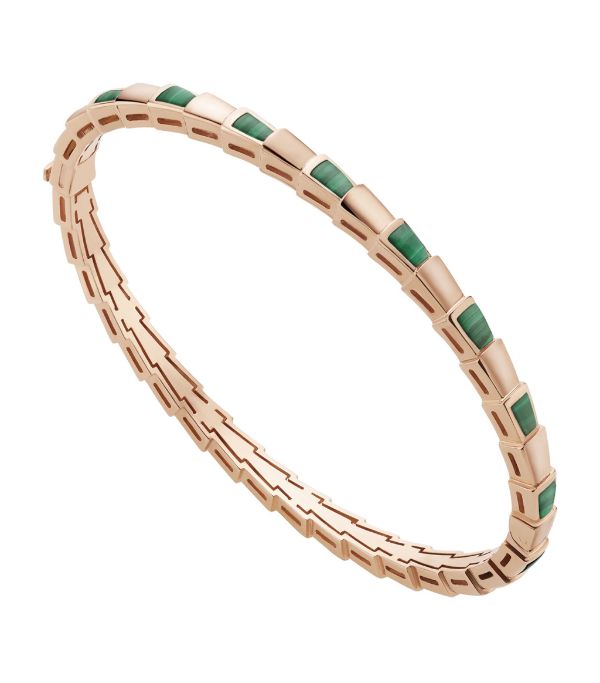 [⭐DORISW]SERPENTI BRACELET PINK GOLD MALACHITE