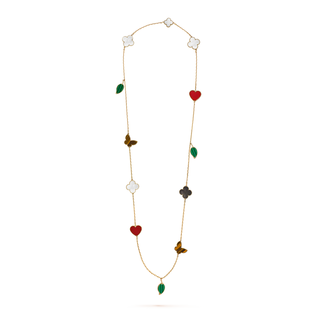 [[⭐DORISW] ] Lucky Alhambra lange Halskette-12 Designs
