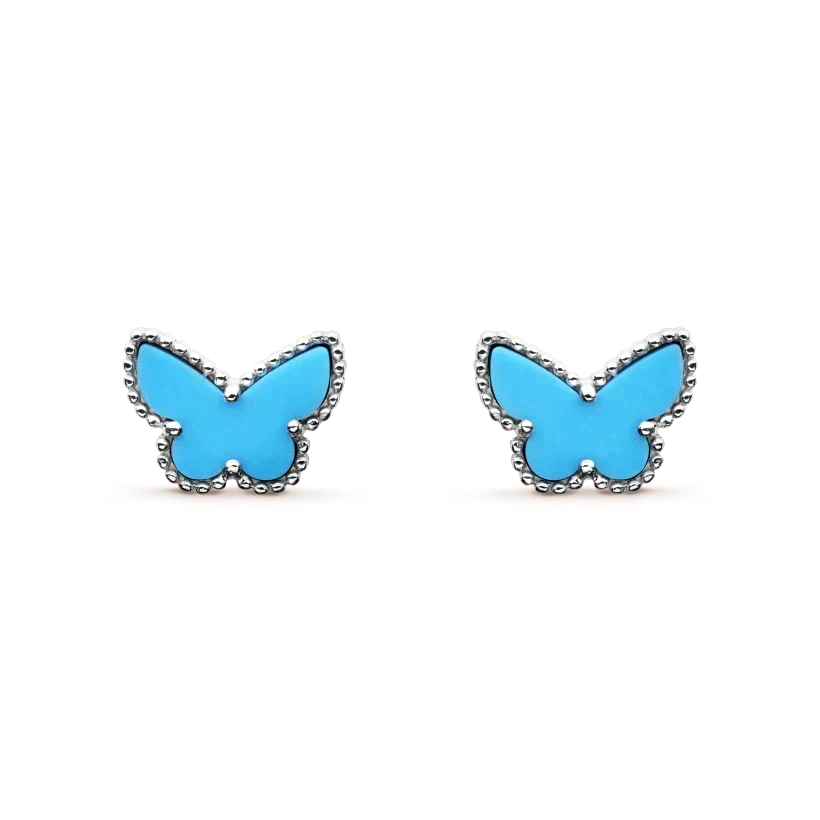 [⭐DORISW] SCHMETTERLING TÜRKEN OHRRINGE SILBER