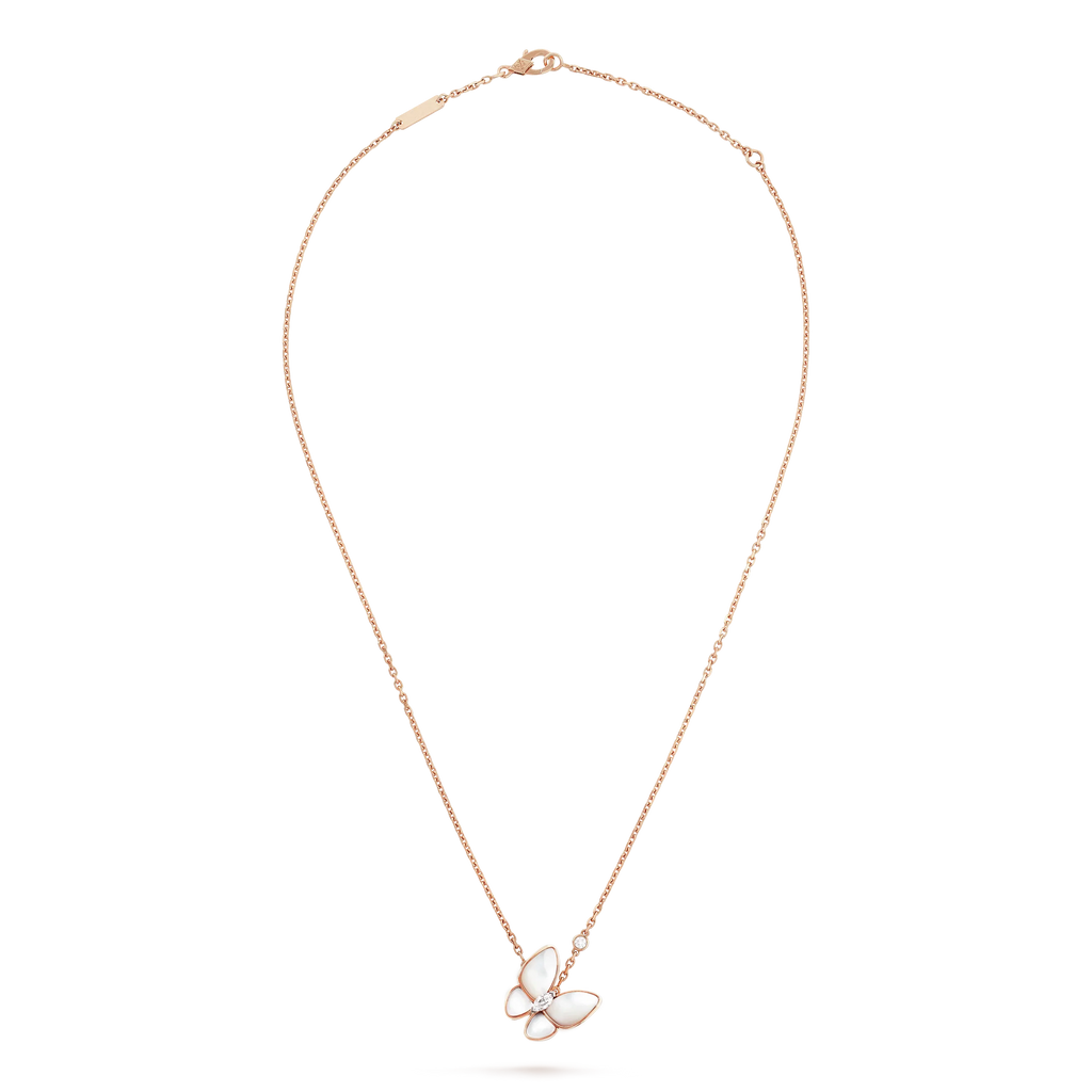 [⭐DORISW] SCHMETTERLINGS-MOP-DIAMANT-HALSKETTE