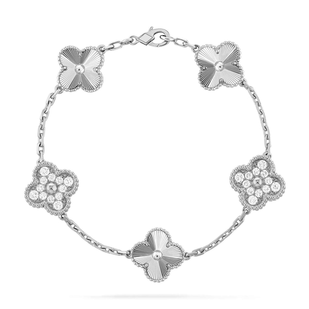 [[⭐DORISW] ]New  CLOVER 5 MOTIF LASER BRACELET COLLECTION