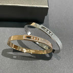[⭐DORISW]Move Noa Armreif aus Roségold mit Pavé-Diamanten