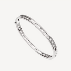 [⭐DORISW]ZERO 1 SPIRAL-LOGO-ARMBAND SILBER