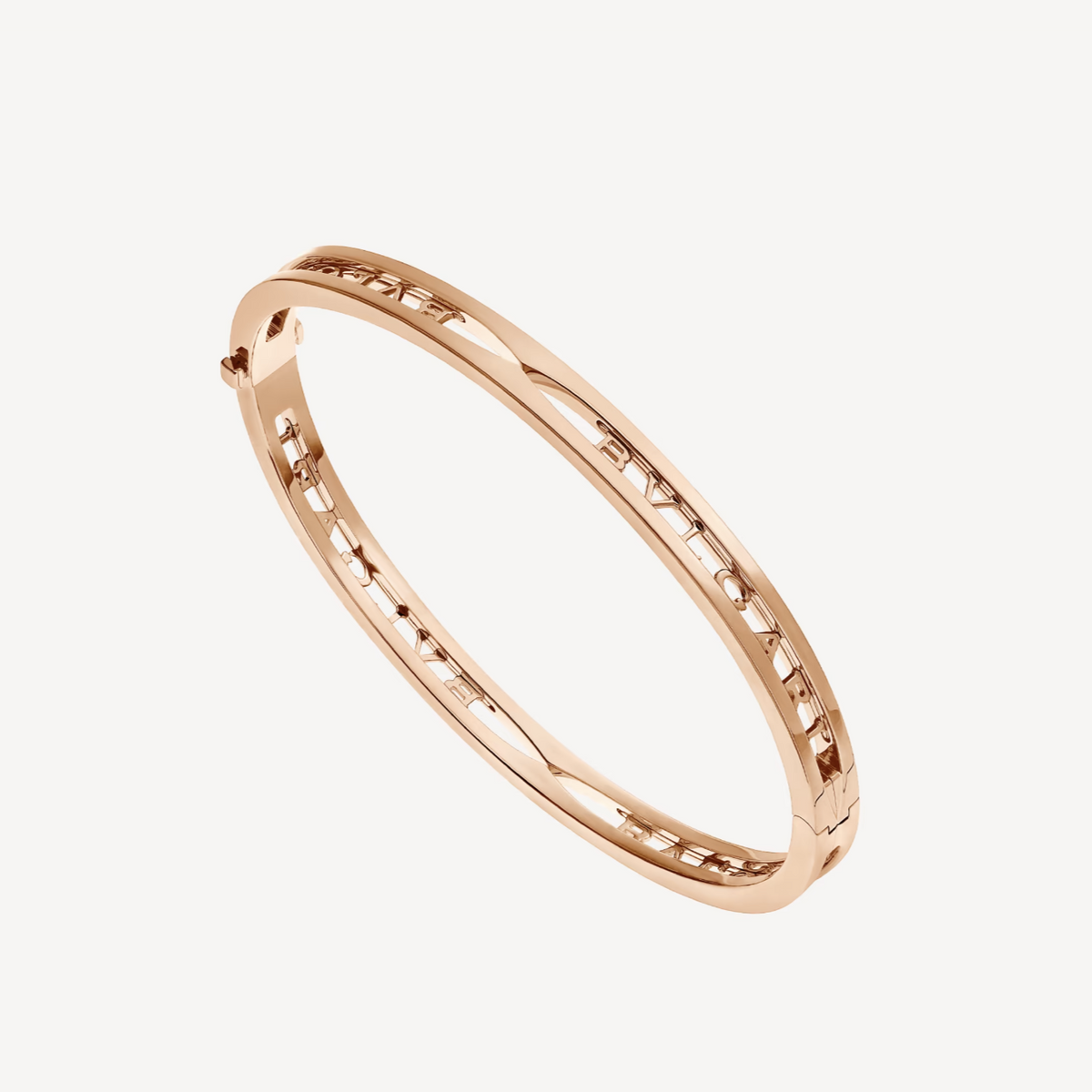 [⭐DORISW]ZERO 1 SPIRAL LOGO PINK GOLD BRACELET