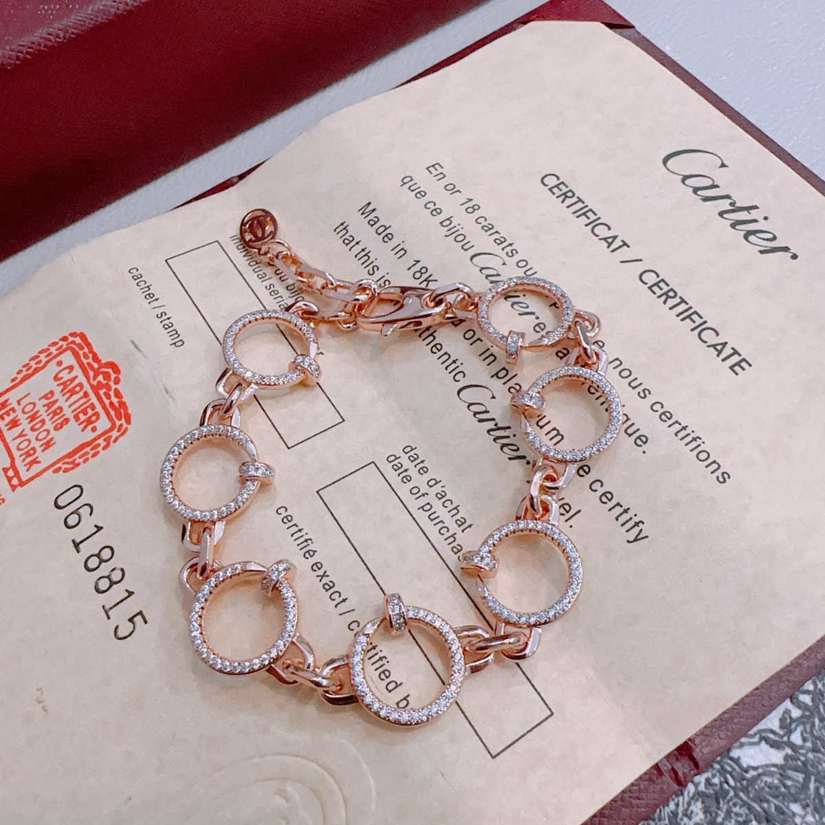 [⭐DORISW] LOVE&JUSTE BRACELET DIAMONDS