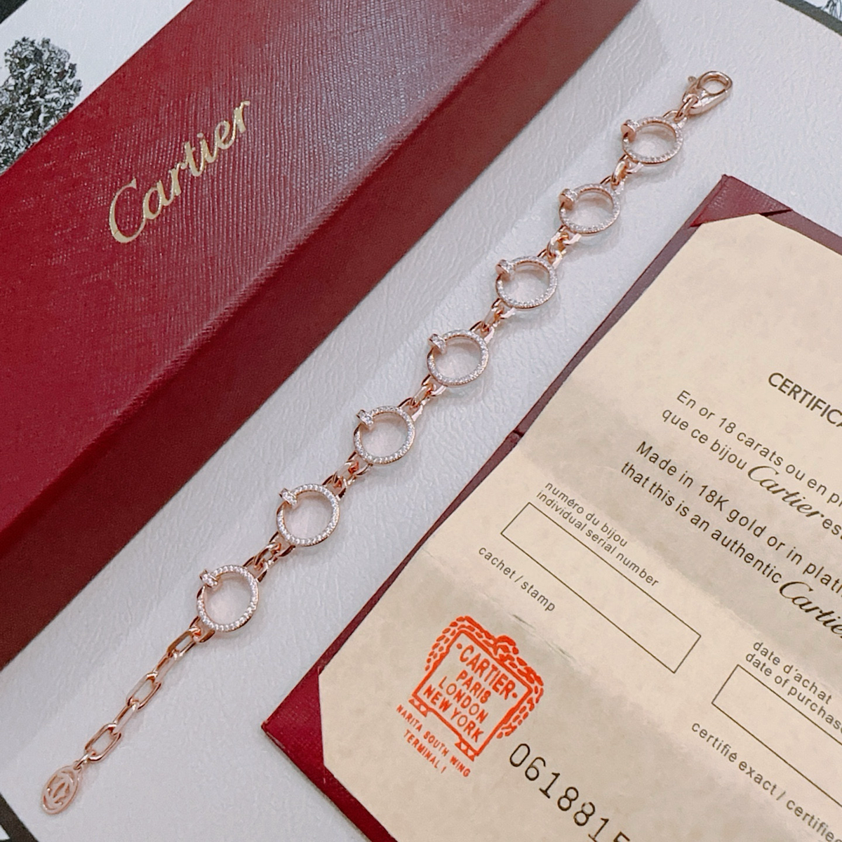 [⭐DORISW] ARMBAND LOVE&JUSTE MIT DIAMANTEN