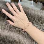 [⭐DORISW] ARMBAND LOVE&JUSTE MIT DIAMANTEN