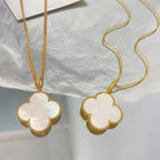 [⭐DORISW] CLOVER 25MM MOP LARGE PENDANT NECKLACE