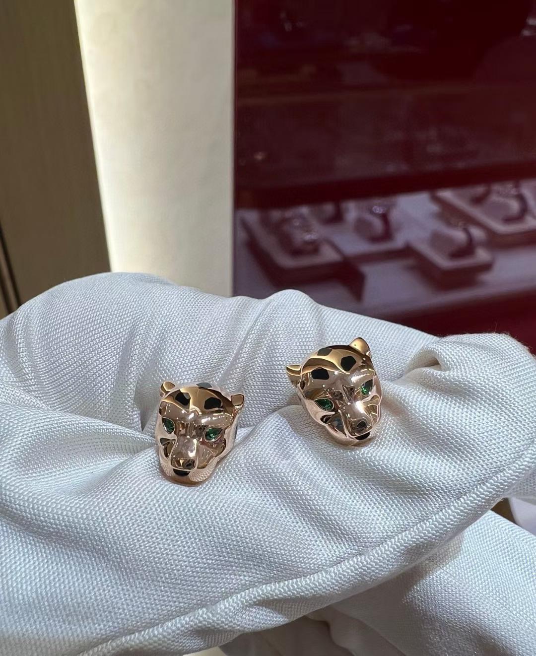 [[⭐DORISW] ] ヒョウ柄スタッドピアス、3色展開