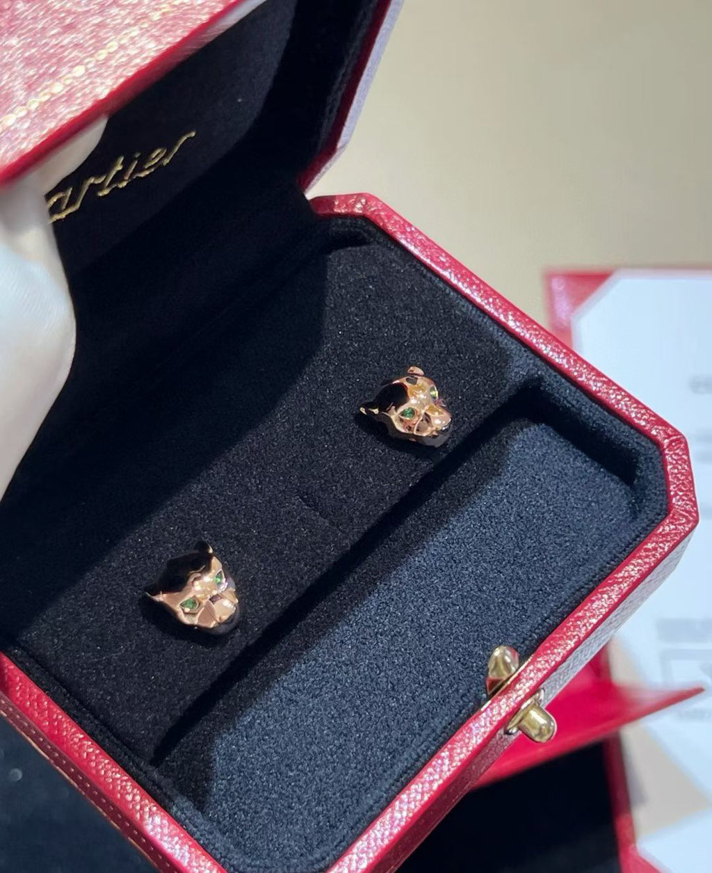 [[⭐DORISW] ] OHRSTECKER MIT LEOPARDENMUSTER, DREI FARBEN