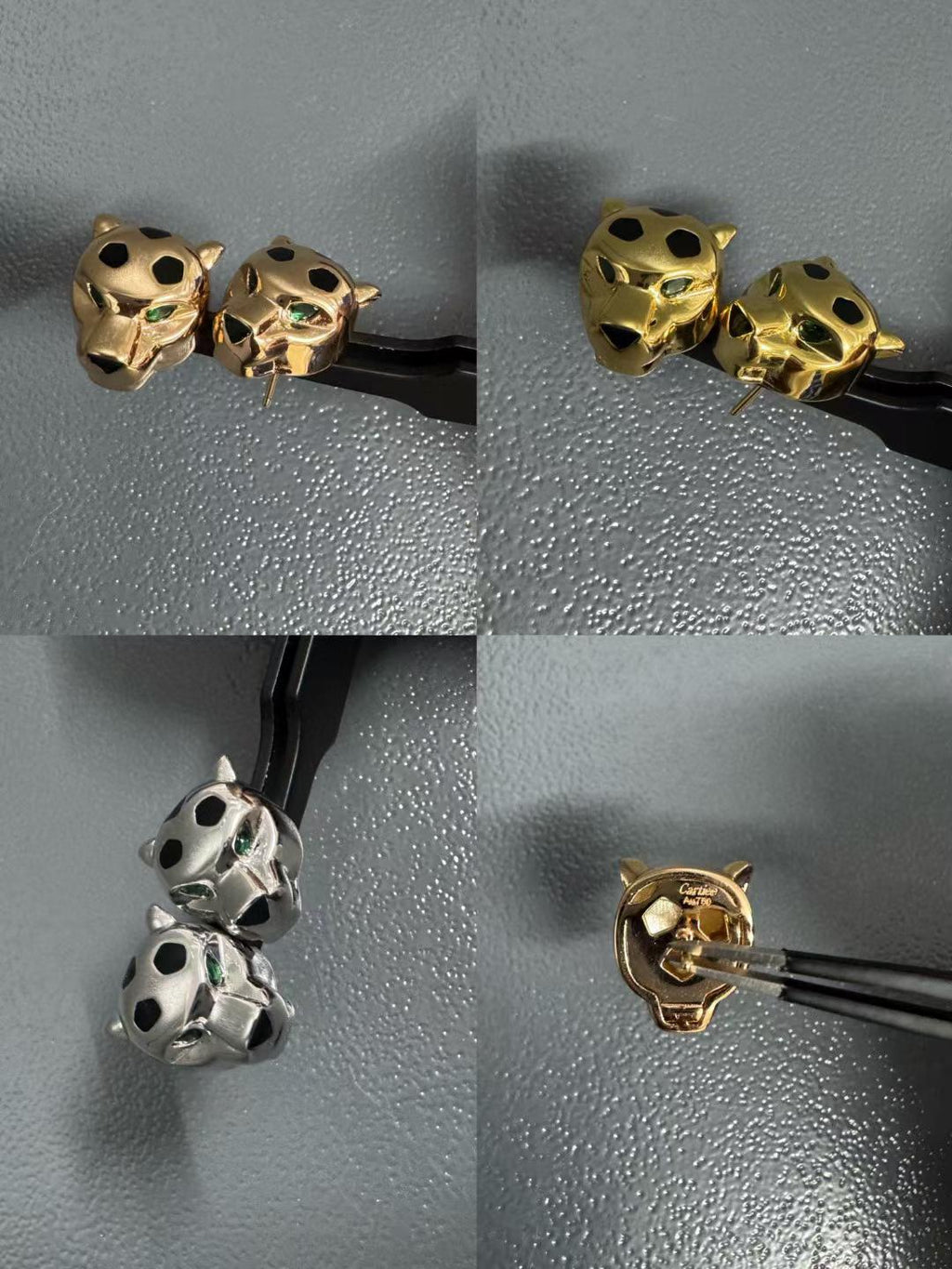 [[⭐DORISW] ] OHRSTECKER MIT LEOPARDENMUSTER, DREI FARBEN