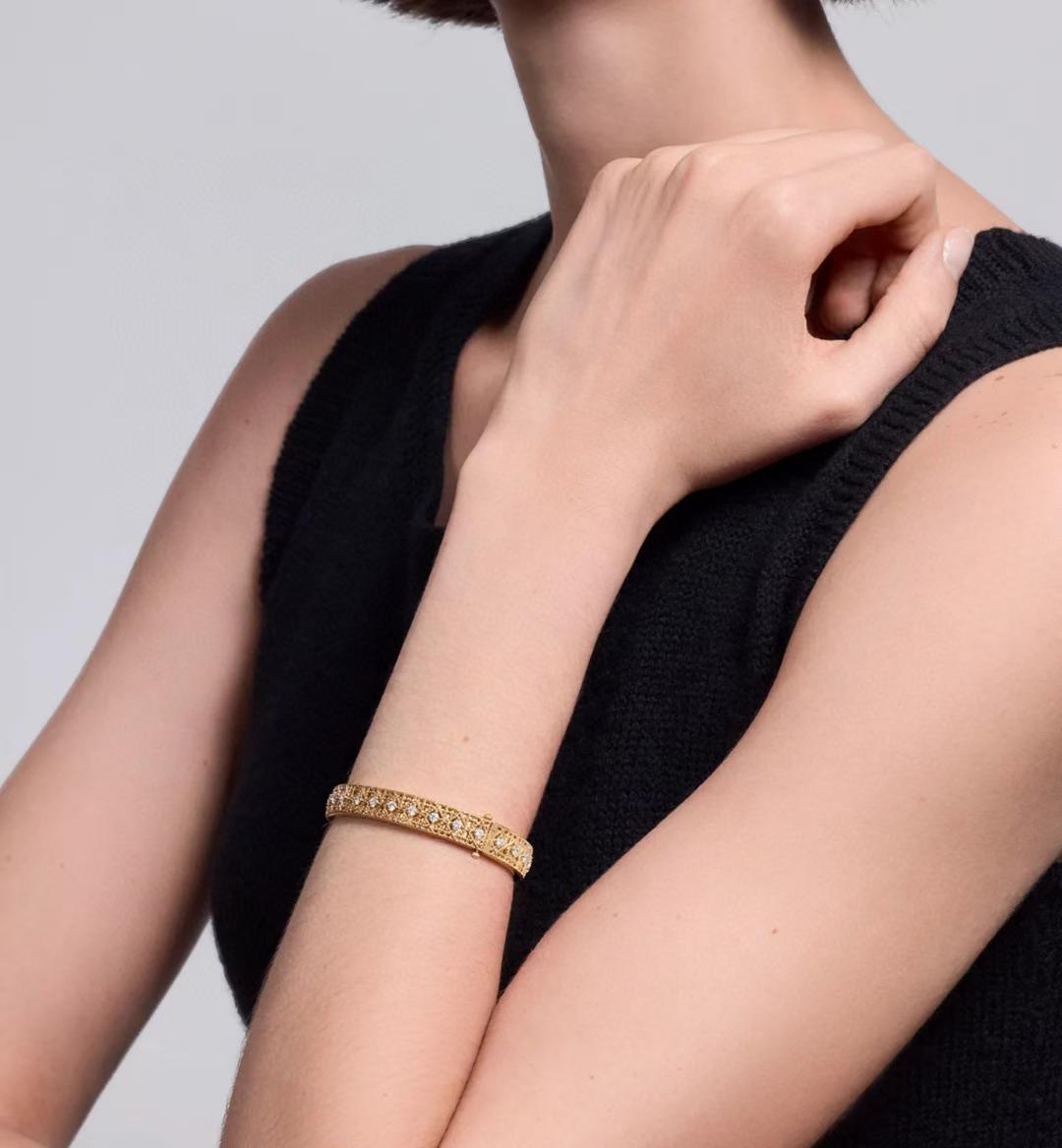 [[⭐DORISW] ] 2026 ARMBAND-SET MIT FLECHTMUSTER UND VOLLSTÄNDIGEM DIAMANTBESATZ, DREIFARBIG